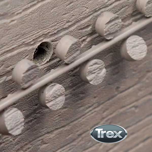 Trex Hideaway Enhance Deck Plugs - Fascia Installation