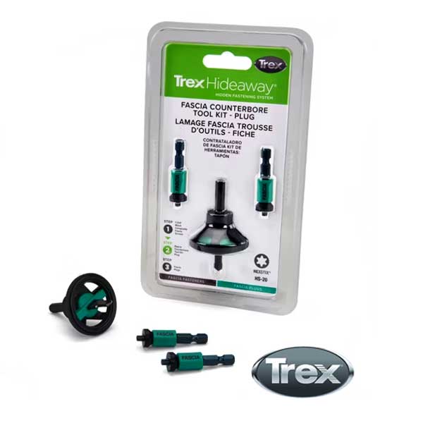 Trex Hideaway Fascia Plug Tool Kit Contents