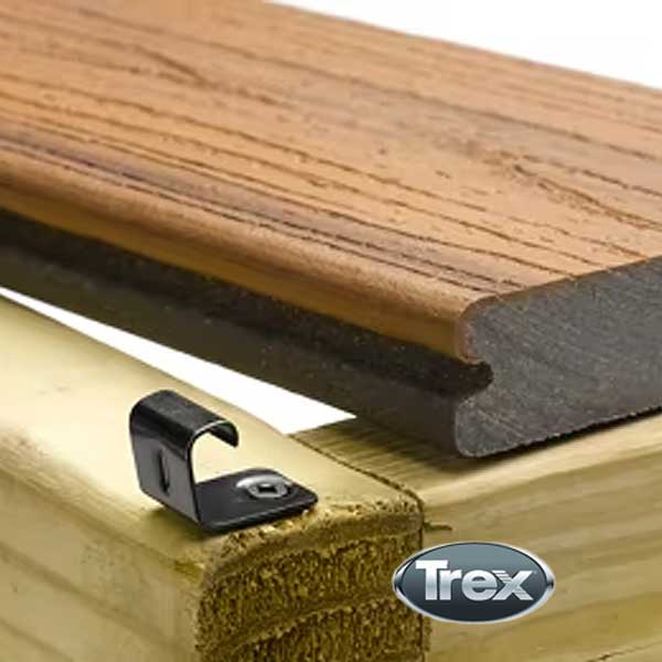 Trex Hideaway Universal Starter Clips Installed - The Deck Store USA
