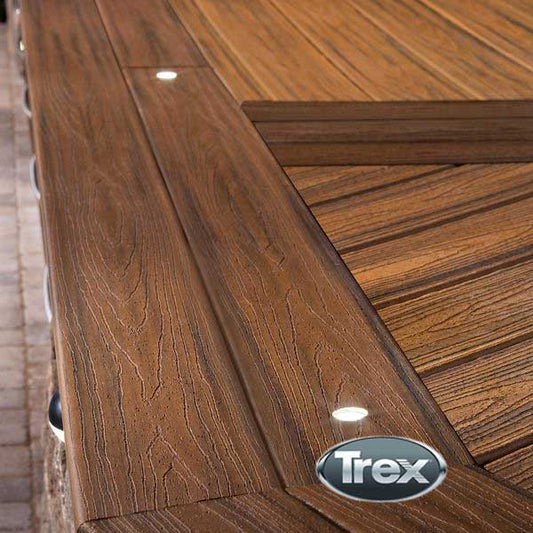Trex Recessed Deck Lights Installed - The Deck Store USA
