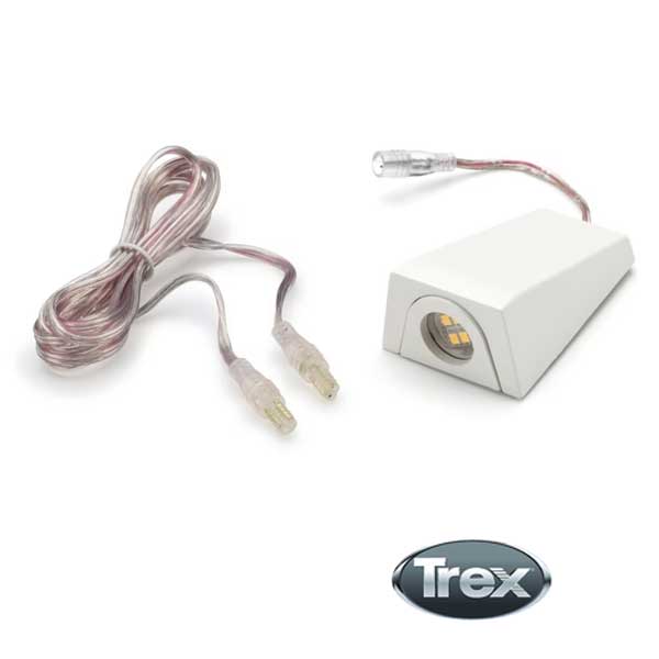 Trex Wedge Deck Post Lights - White - The Deck Store USA