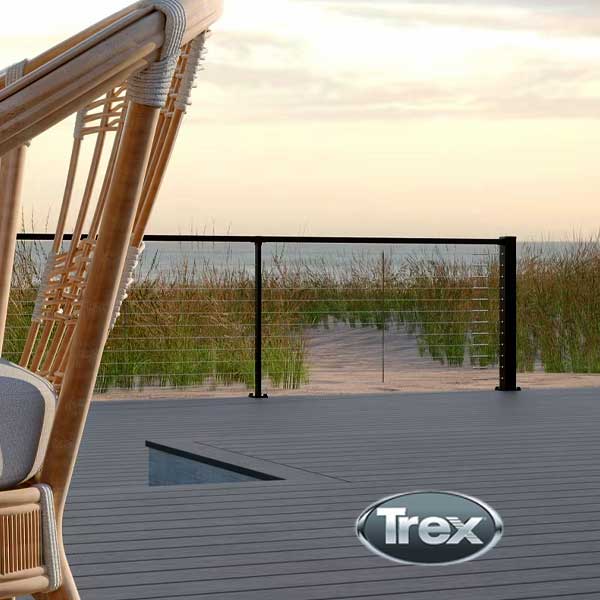 Trex Signature X-Series Anchor Posts As End Post