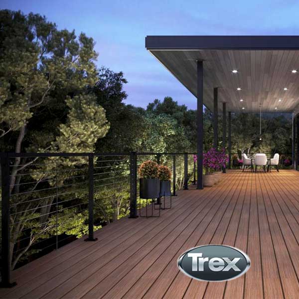 Trex Signature X-Series Anchor Posts Installed