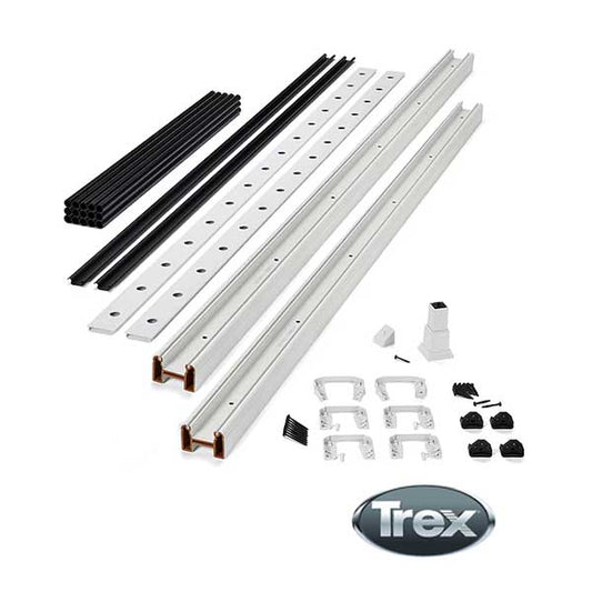 Transcend Cocktail Rail & Round Aluminum Baluster Kit