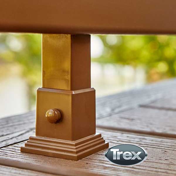 Trex Transcend Adjustable Foot Block Installed - The Deck Store USA