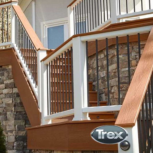 Trex Transcend Universal Rail Installed - The Deck Store USA