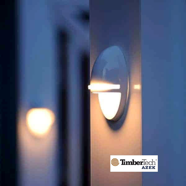 Timbertech LED Accent Light Installed