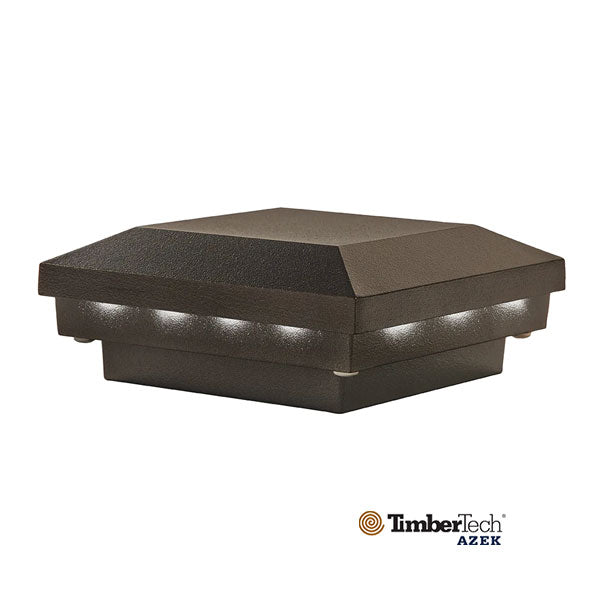 Impression Rail Express Indirect Post Cap Light - Dark Bronze