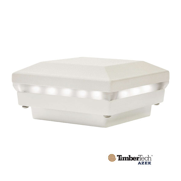 Impression Rail Express Perimeter Post Cap Light - White