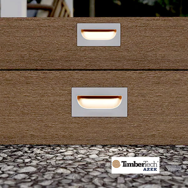 Timbertech Recessed Riser Lights - Matte White