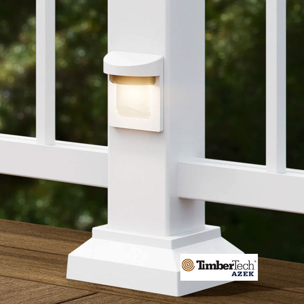 Timbertech/Azek Reversible Accent Light - Matte White
