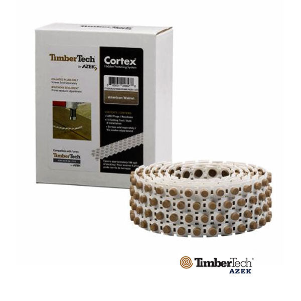 Timbertech/Azek 400pc Collated Cortex Plugs - American Walnut