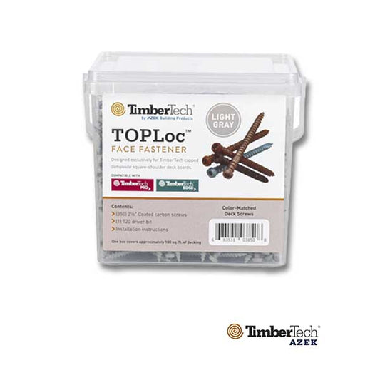 Timbertech TOPLoc Screws For Composite 350ct Pack - The Deck Store USA