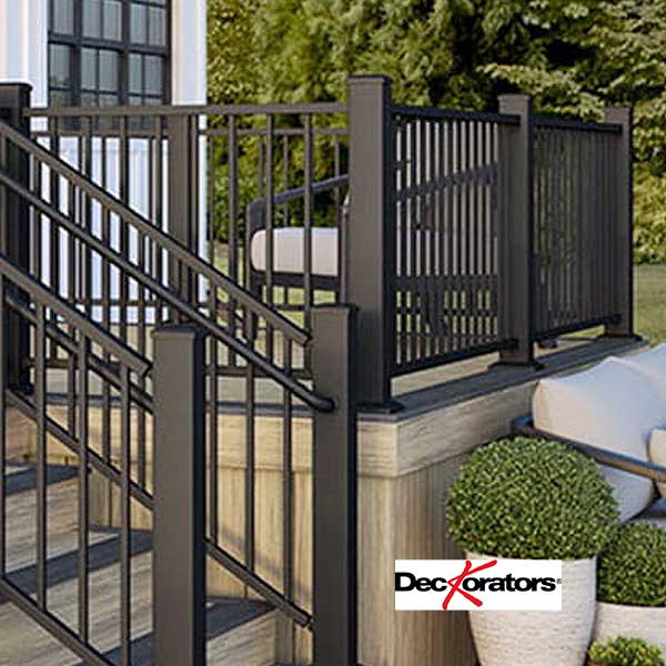 Deckorators 4" Aluminum Deck Posts Installed - The Deck Store USA