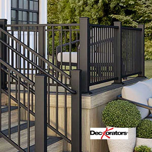 Deckorators 4" Aluminum Deck Posts Installed - The Deck Store USA