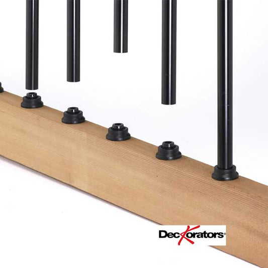Deckorators Round Designer Baluster Connectors Installation - The Deck Store USA