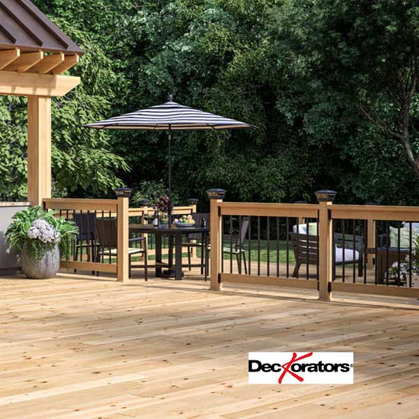 Deckorators Classic Round Balusters On Deck - The Deck Store USA