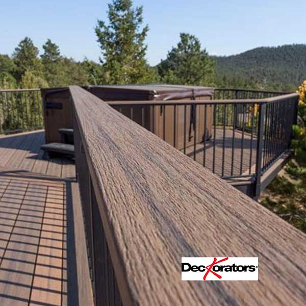Deckorators Drink Rail Connectors On Rail - The Deck Store USA