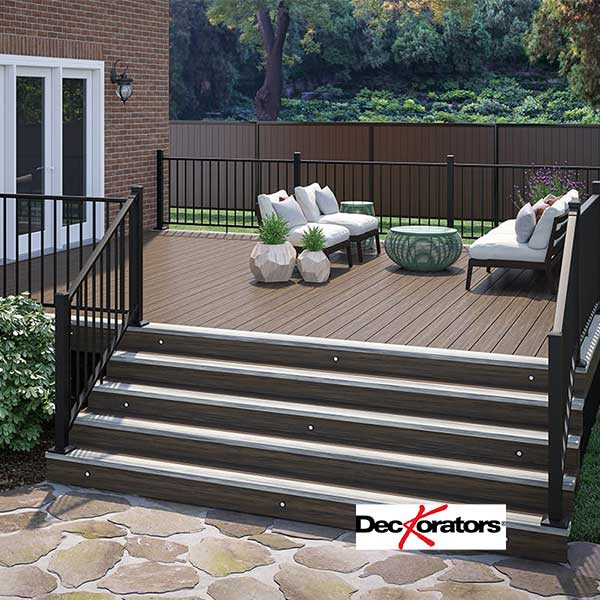 Deckorators Rapid Rail Kits Installed - The Deck Store USA
