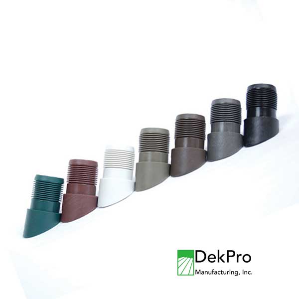 DekPro Round Stair Baluster Connector Colors at The Deck Store USA