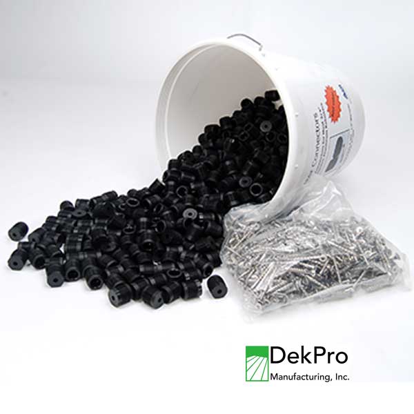 DekPro Round Straight Baluster Connectors 500pk at The Deck Store USA