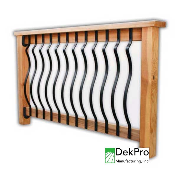 DekPro Baroque Face Mount Balusters Installed - The Deck Store USA
