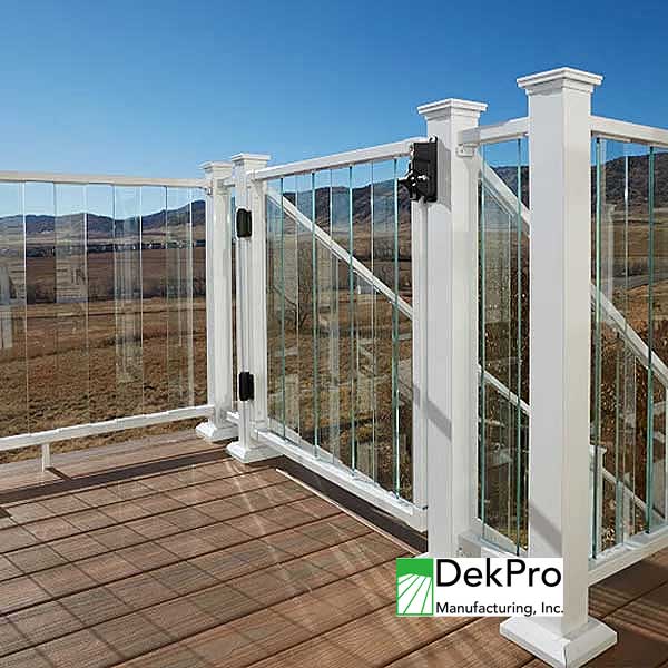 DekPro Glass Balusters On Aluminum Rail - The Deck Store USA