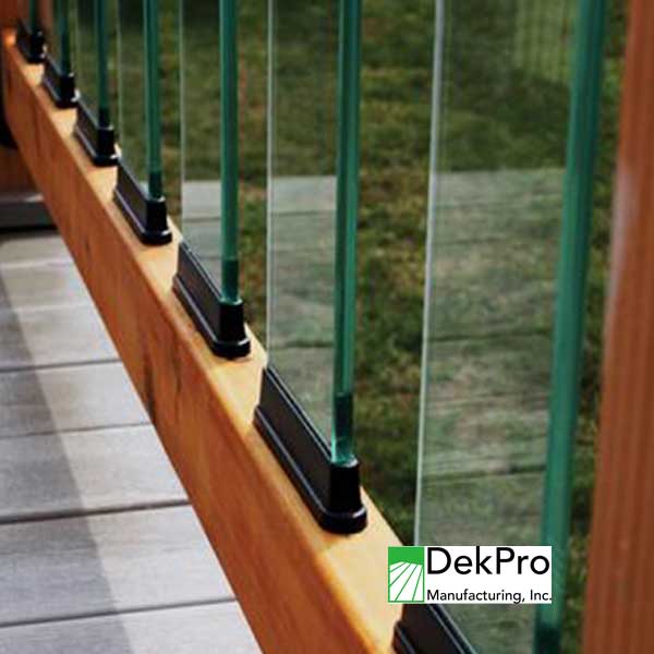 DekPro Glass Balusters Installed - The Deck Store USA