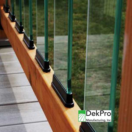 DekPro Glass Balusters Installed - The Deck Store USA