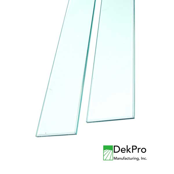 DekPro Glass Straight Balusters at The Deck Store USA