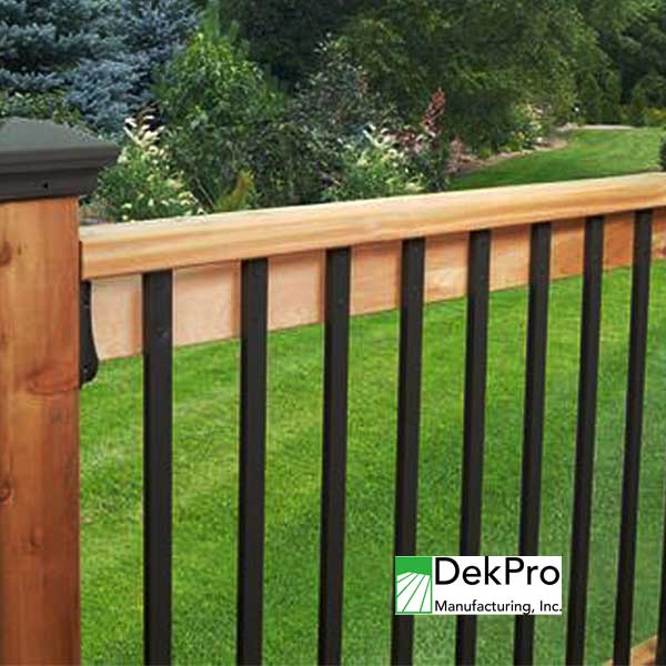 DekPro Traditional Face Mount Balusters Installed - The Deck Store USA