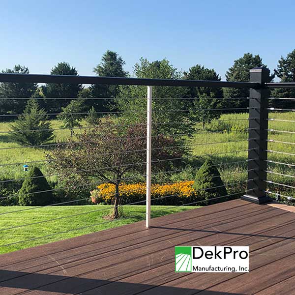 DekPro Cable Brace Installed - The Deck Store USA