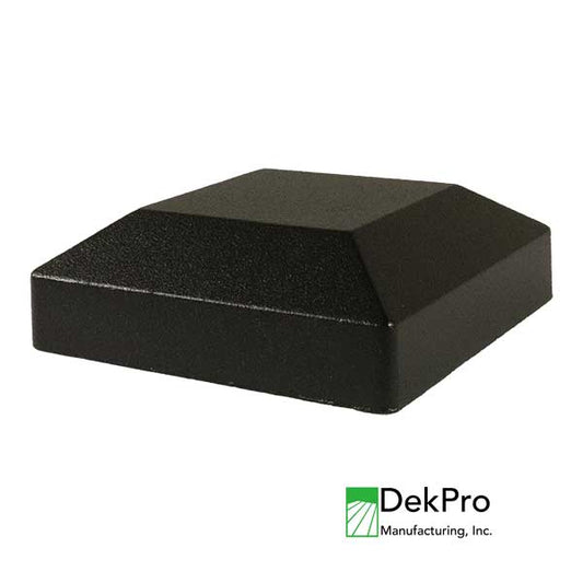 DekPro Prestige Black Standard Post Caps at The Deck Store USA