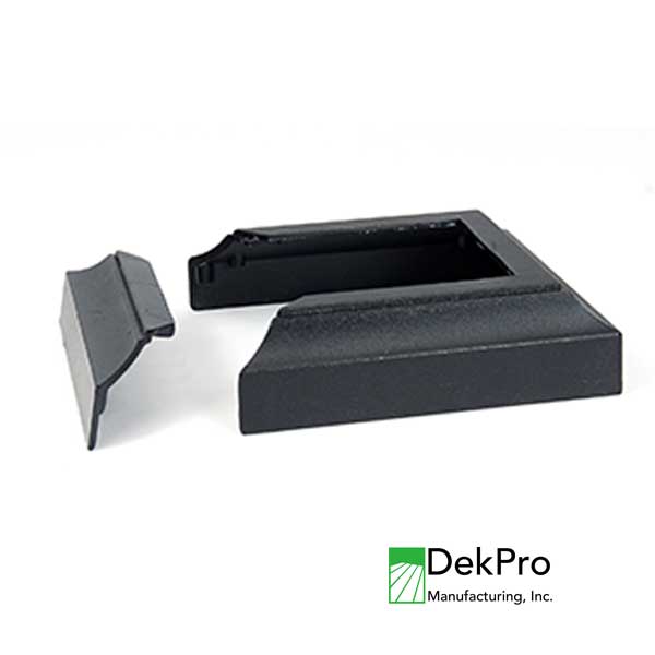 DekPro Prestige Black 2pc Post Skirt - The Deck Store USA
