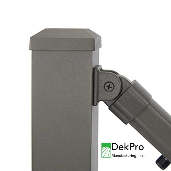 DekPro Prestige Top Stair Rail Bracket On Post - The Deck Store USA