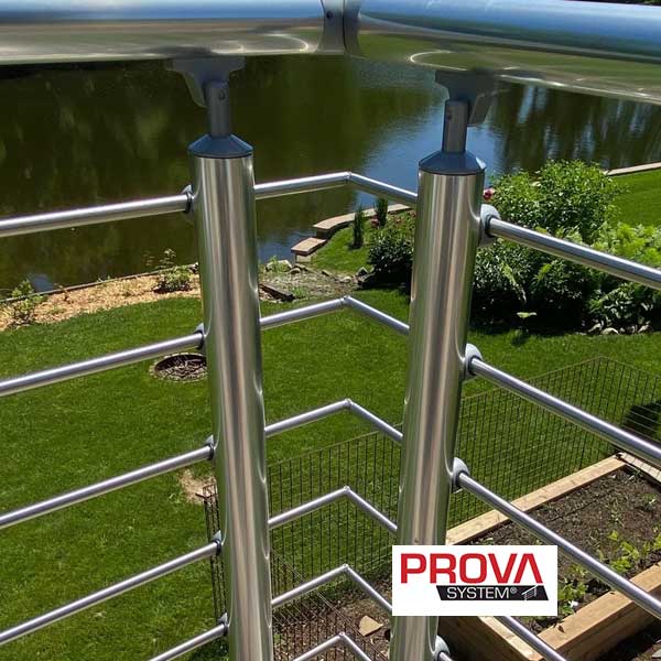 Prova PA10 Tube Infill Elbows at Corner - The Deck Store USA