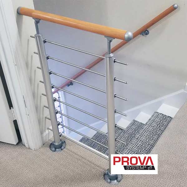 Prova PA3 Wood Handrails On Rail - The Deck Store USA