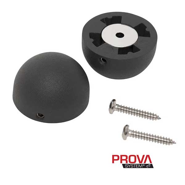Prova PA7B Handrail Anthracite Endcaps at The Deck Store USA