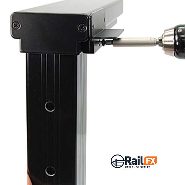 RailFX Series 200 End Plate Bracket Installation #1 - The Deck Store USA