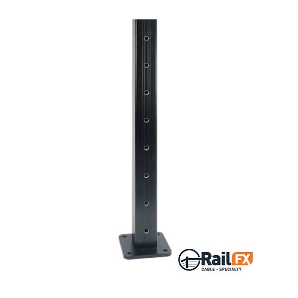 Black RailFX End Posts at The Deck Store USA
