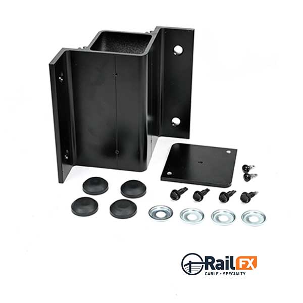 RailFX Fascia Single Inside Corner Bracket at The Deck Store USA