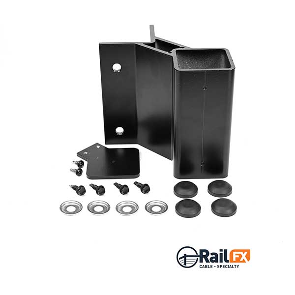 RailFX Fascia Single Outside Corner Bracket at The Deck Store USA