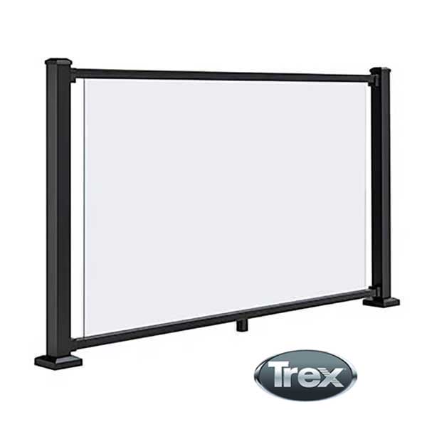 Trex Signature Glass Rail Section at The Deck Store USA