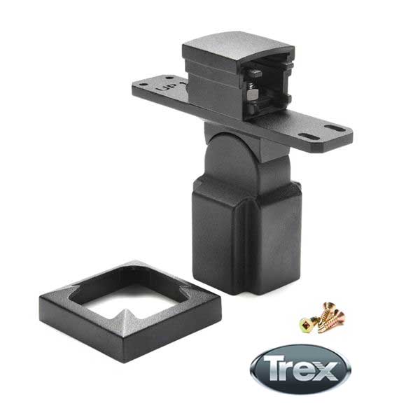 Trex Signature Stair Crossover Bracket - Black