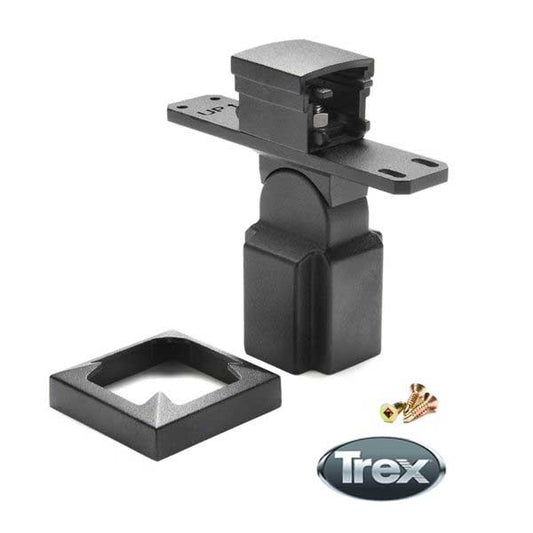 Trex Signature Stair Crossover Bracket - Black