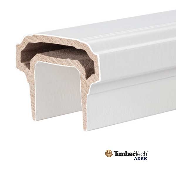 Timbertech/Azek Premier Top Rails Matte White - The Deck Store
