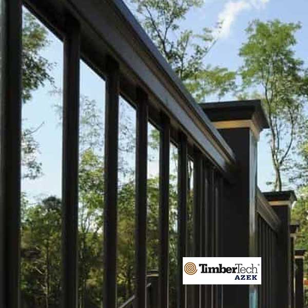Timbertech/Azek Universal Rail Packs Installed - The Deck Store USA