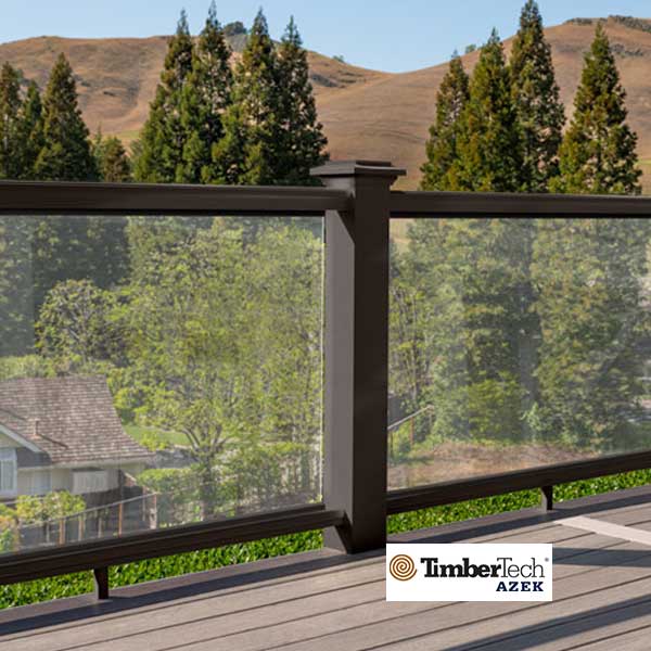 Timbertech/Azek Glass Channels Installed - The Deck Store USA