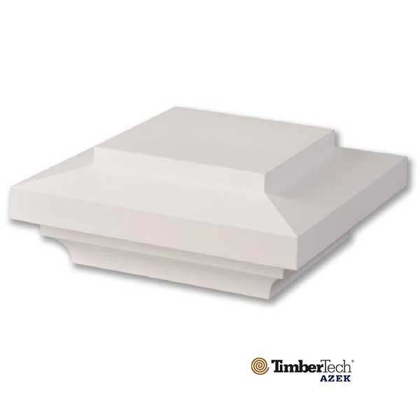 Matte White Island RadianceRail Express Post Cap at The Deck Store USA