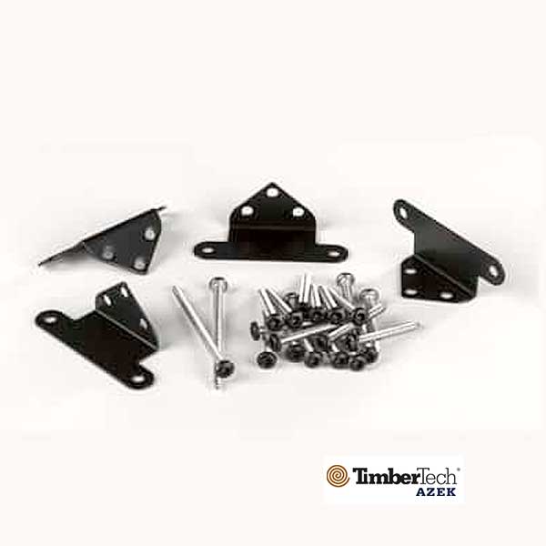 Black RadianceRail Express Level Hardware Kits at The Deck Store USA